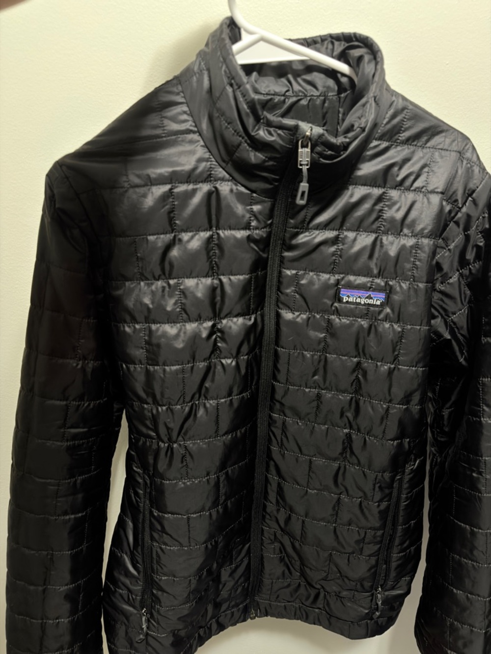Patagonia Black Nano Puff Quilted Down Jacket - Small